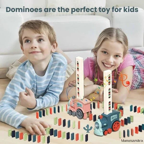 BlockChase – Race, Set, Domino | Instant Chain Reactions | Perfect for Little Hands