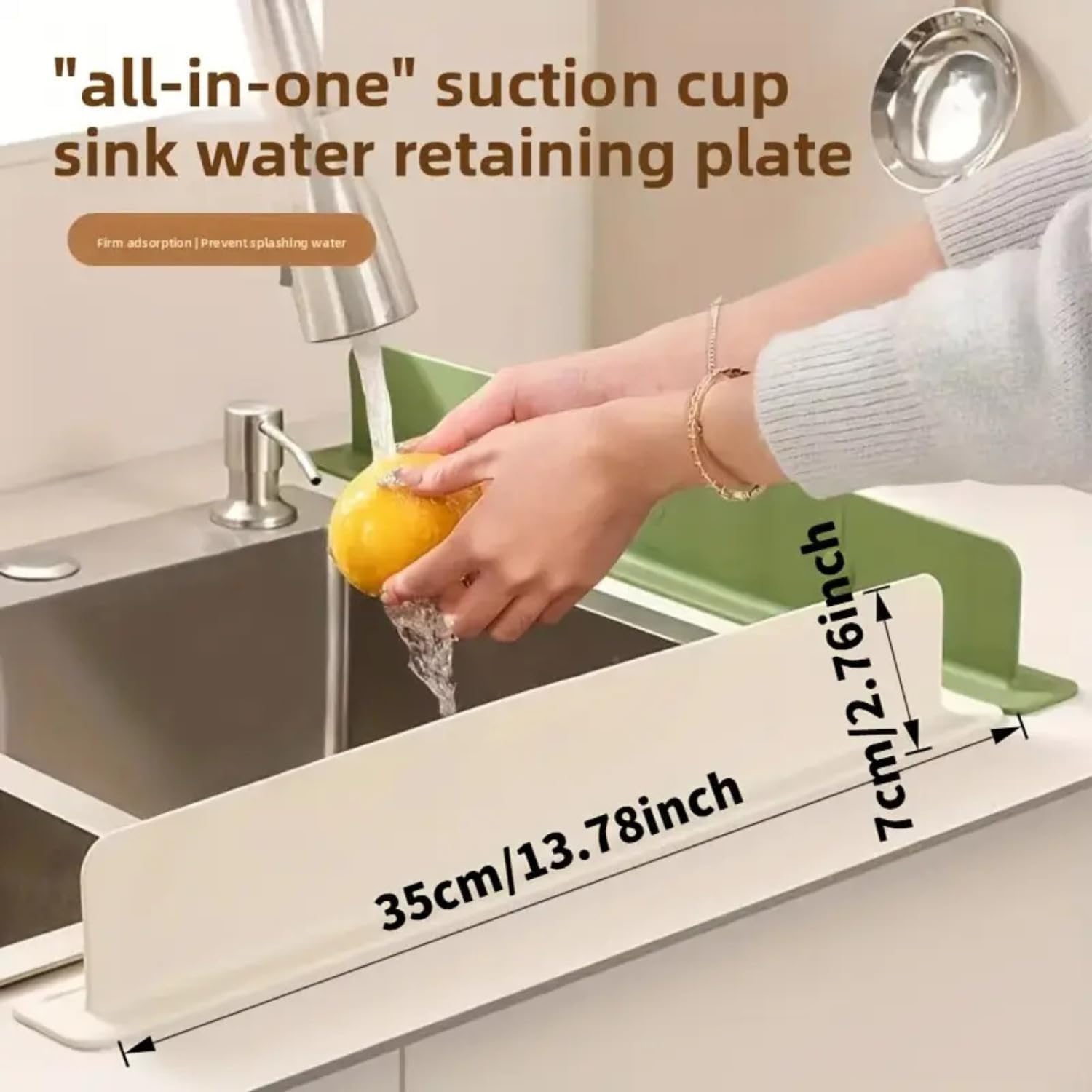 Anti-Splash Sink Guard for Kitchen Countertop Large Size (Buy 1 Get 1 Free)
