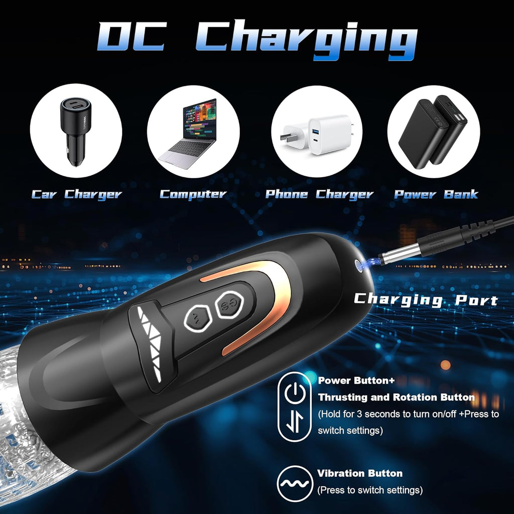 2026 Upgraded Rechargeable Thrusting Pleasure Sleeve