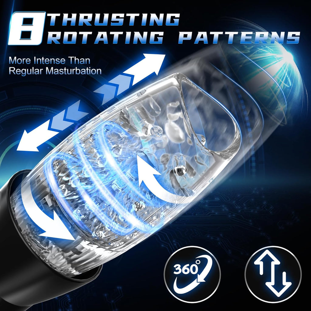 2026 Upgraded Rechargeable Thrusting Pleasure Sleeve