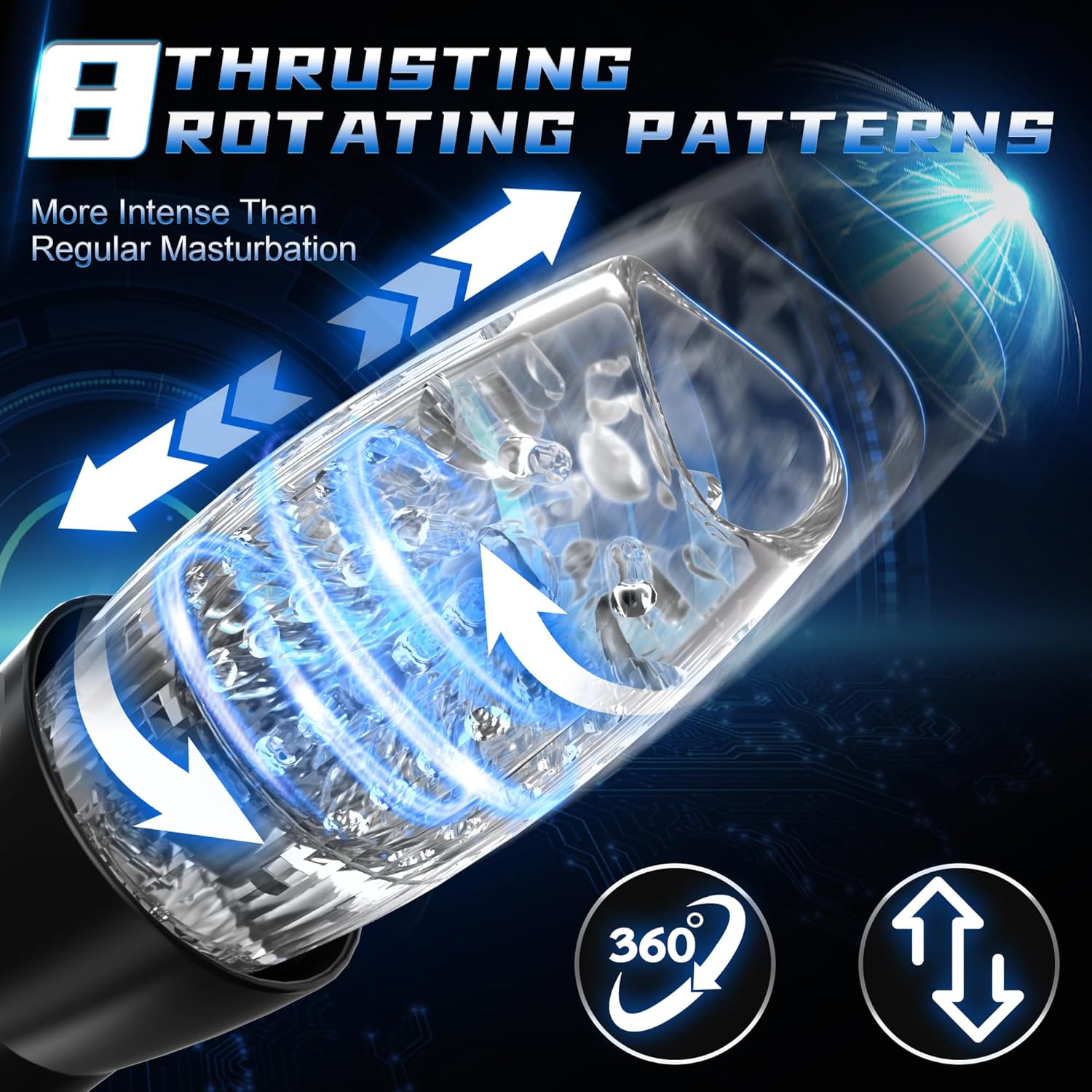 2026 Upgraded Rechargeable Thrusting Pleasure Sleeve