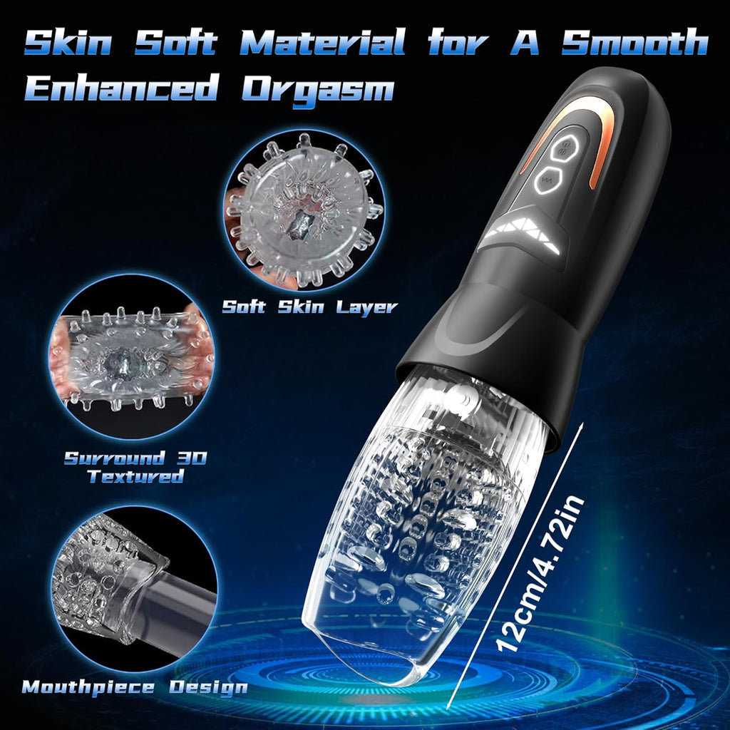2026 Upgraded Rechargeable Thrusting Pleasure Sleeve