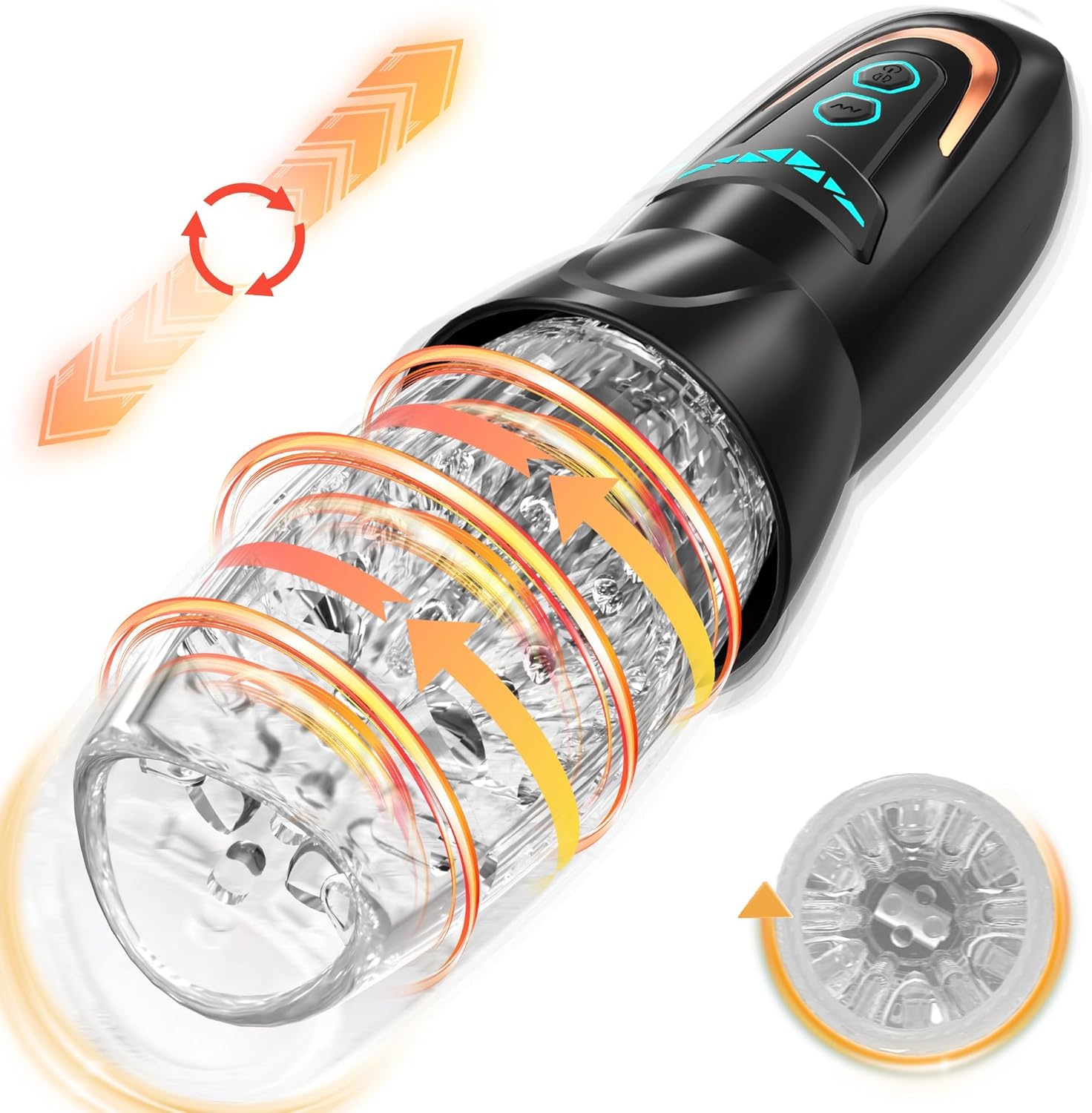 2026 Upgraded Rechargeable Thrusting Pleasure Sleeve