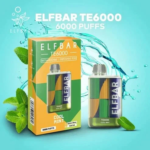 Elf Bar Te6000 Cool Mint 6000 Puffs