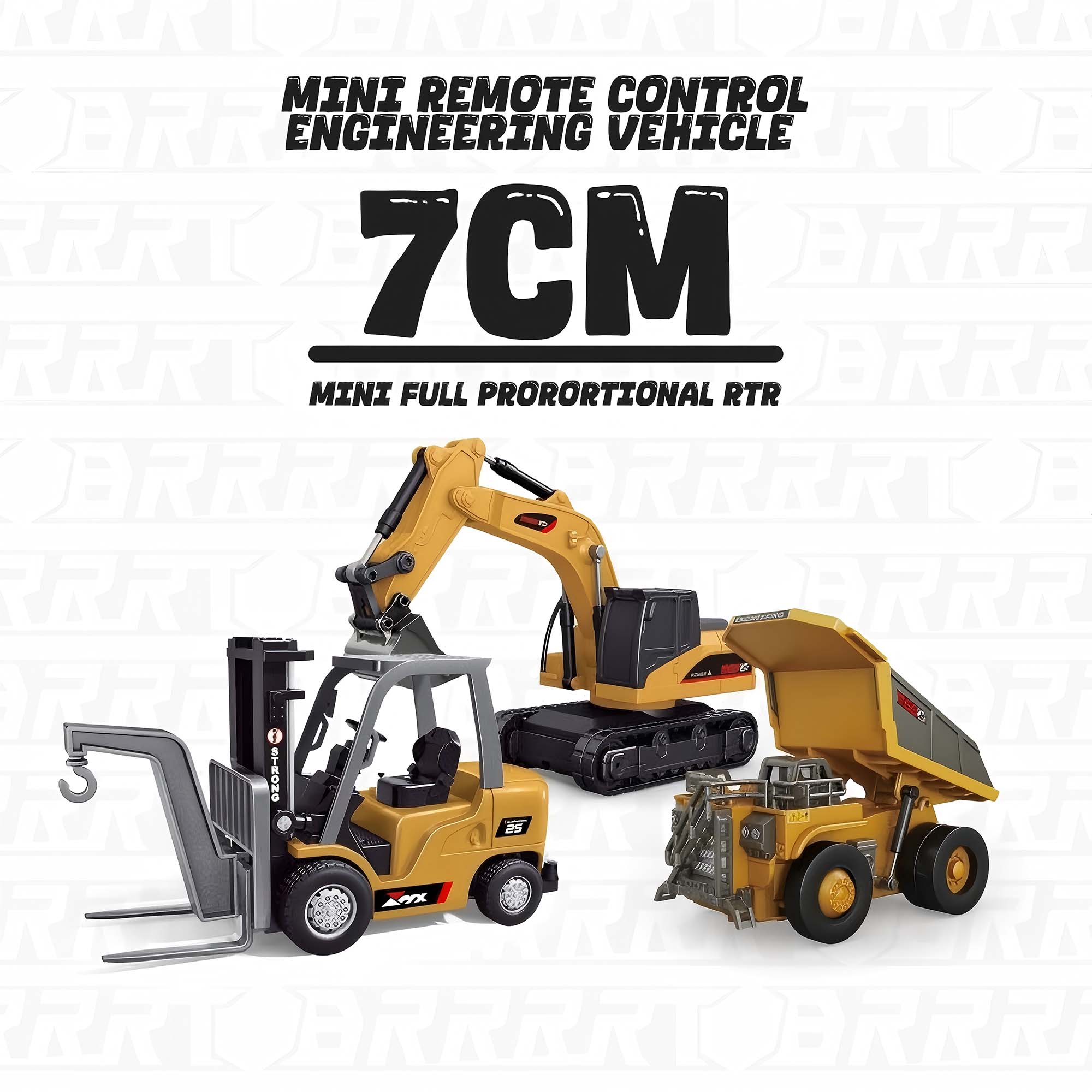 1/64 Mini RC Excavator