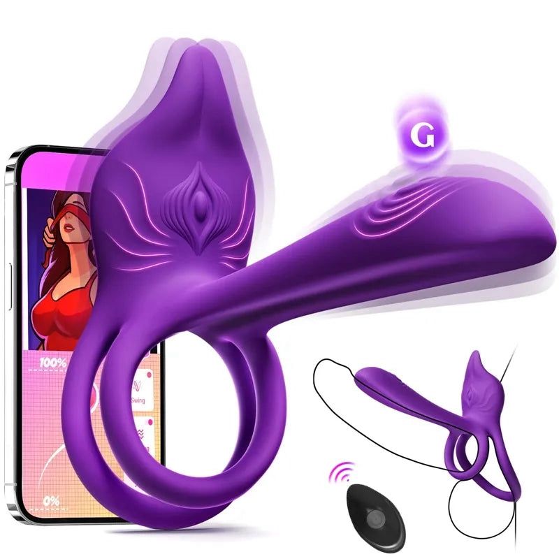Dual Fox Ring Vibrator