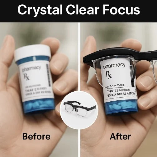 ADJUSTABLE FOCUS GLASSES NEAR AND FAR SIGHT