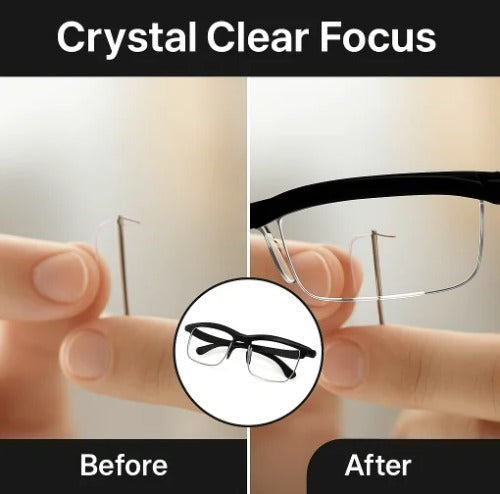 ADJUSTABLE FOCUS GLASSES NEAR AND FAR SIGHT