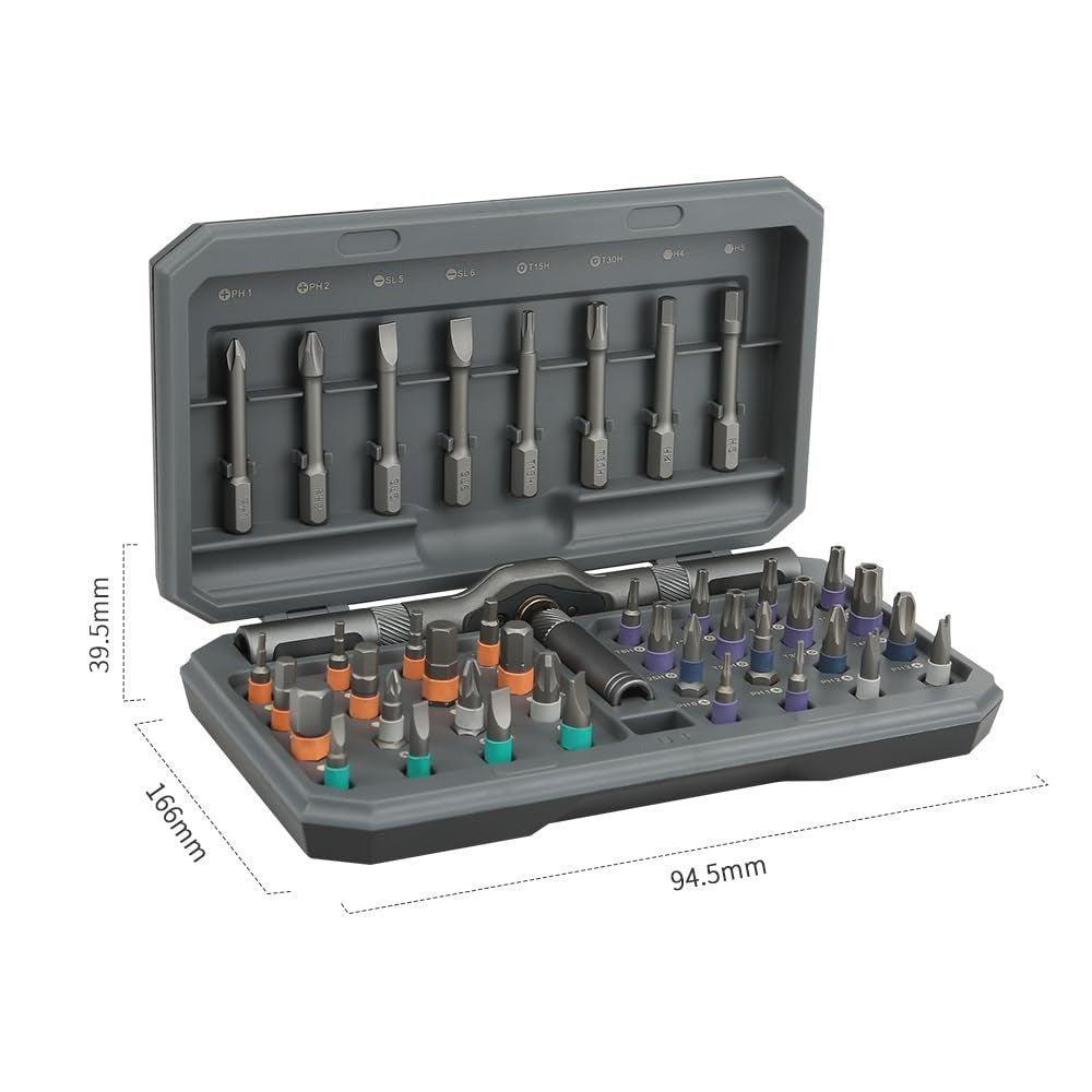 42 in 1 Magnetic Ratchet Screwdriver Set
