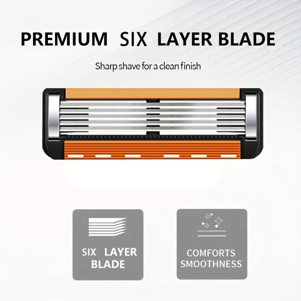 48-Piece Men's Razor Refill Set + Free Handle