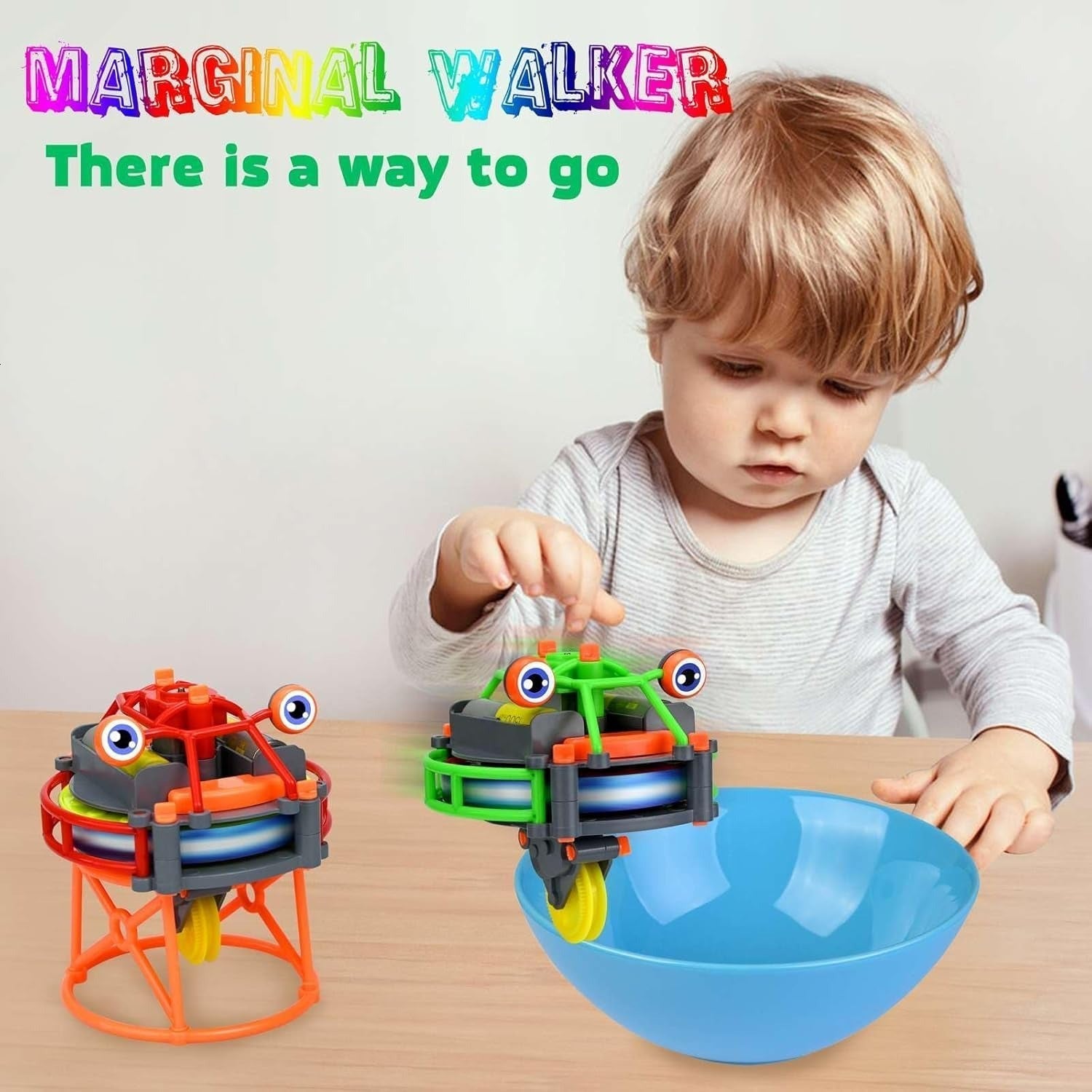 Gyroscope Toy for Kids - Tightrope Unicycle Toy, Spinner Toys