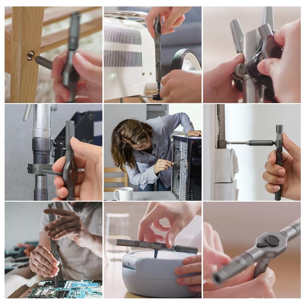 42 in 1 Magnetic Ratchet Screwdriver Set