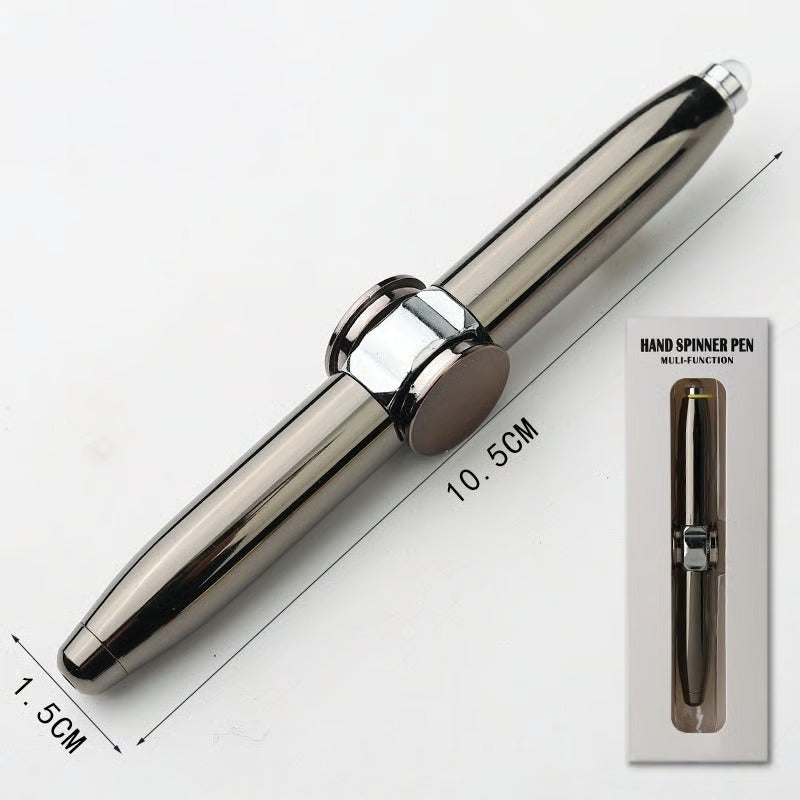 Fidget Spinning Pen with LED Light (4 Pens)