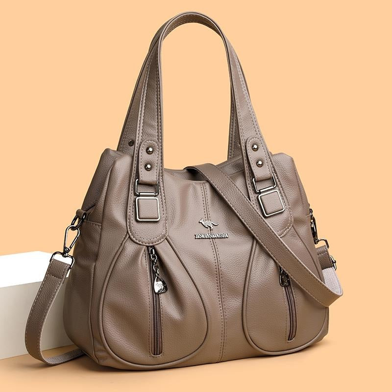Women’s Multi-Pocket Crossbody Shoulder Handbag