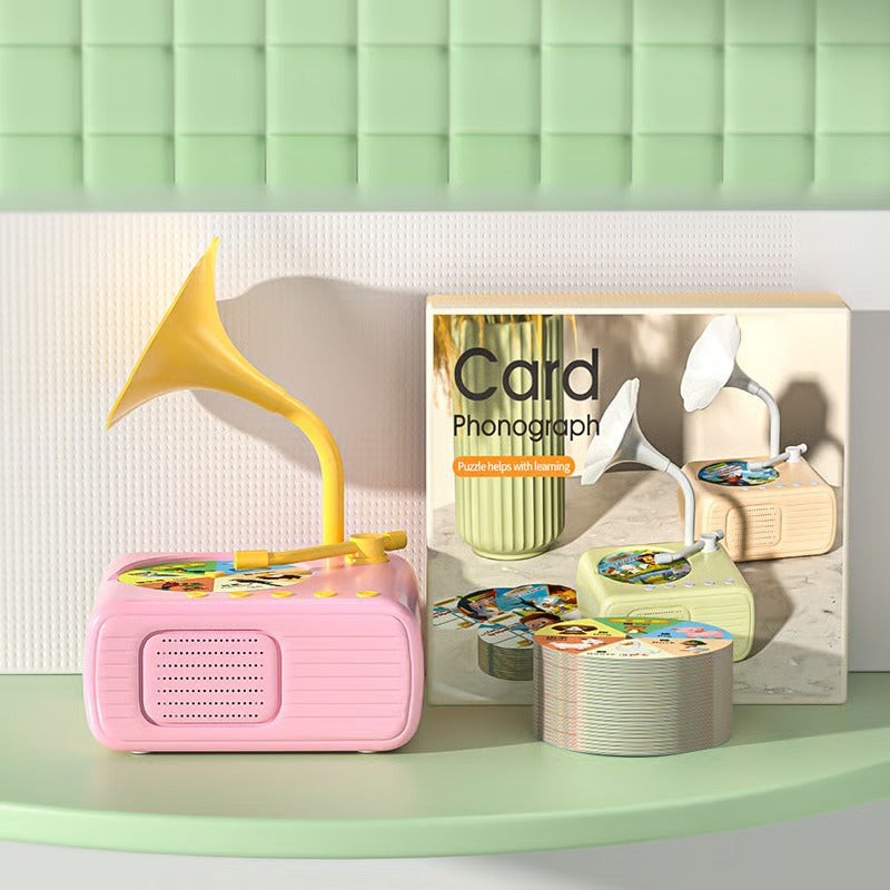 Kids Gramophone with 99 Cards